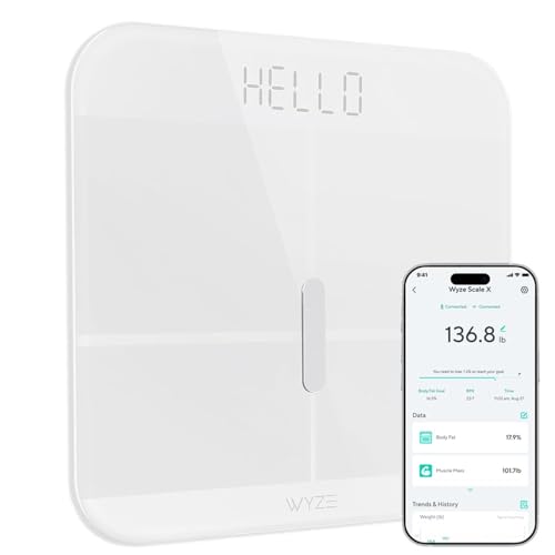 Wyze Smart Scale X - Digital Bathroom Scale for Body
