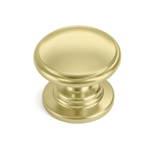 homdiy 20 Pack Brushed Gold Cabinet Knobs Dresser Drawer Knobs Zinc