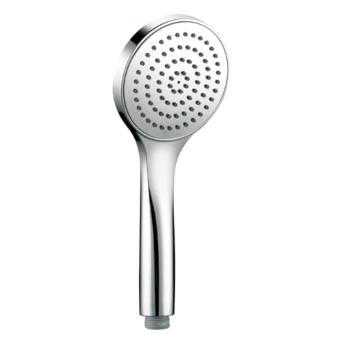 Image of Mila Simplex Single Function Hand Shower Full Spray Mode | Chrome Finish |Modern Design | Includes Hose (1.5m), Bracket & Installation Kit