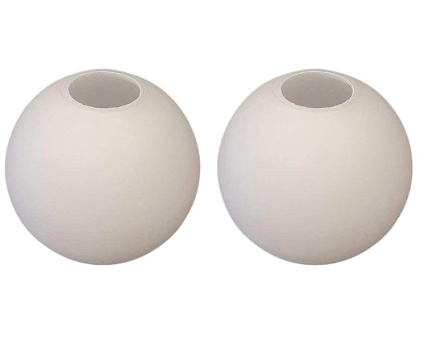 2er-Set Lampenschirm E14 „Loxy“ – Ersatzglas für Stehlampe,...