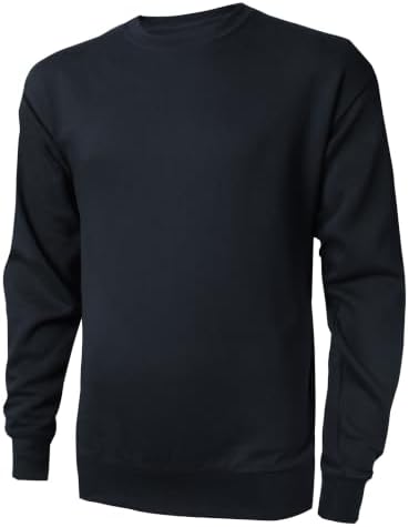 SwissWell Herren Sweatshirt Rundhals Langarm Casual Pullover | Business Casual Sweatshirt Ohne Kapuze Langarmshirt,Herbst Winter Rundhals Pullover,Regular Fit,Bequem & Pflegeleicht
