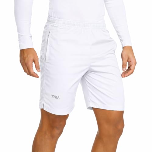 Image of TYKA Mycra Shorts for Men | Polyester Training Shorts | Quick Dry Gym Running Sports Wear Black