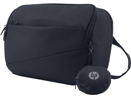 HP Creator, Borsa a tracolla per Notebook HP fino a 13,3”, Dotata di Tasche e Divisori Interni Imbottiti e rimovibili, Cover Impermeabile, Realizzata con Materiale Riciclato, Blu