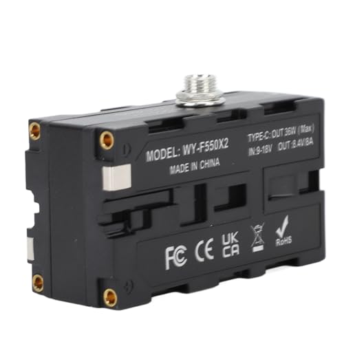 �_�~�[�o�b�e���[ NP F970 F750 F570 F550 DC �J�v���[�A���d���A�_�v�^�[ (�J��������у��j�^�[�p)