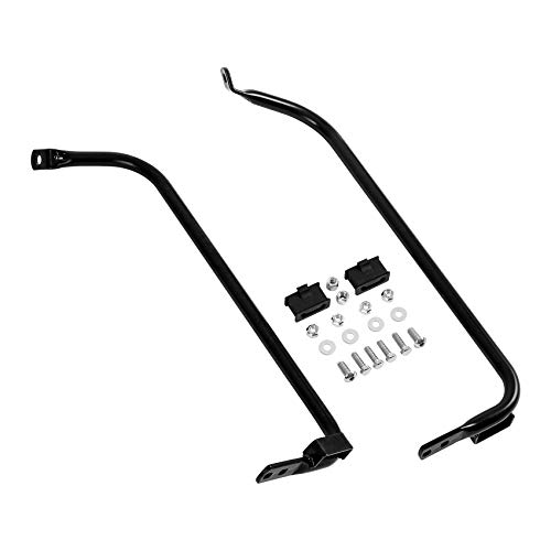 Soportes de soporte para alforjas negros para Harley Davidson Road King Glide 1997-2008 miniatura 3