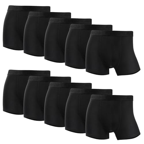 Boxer hombre pack de 10 calzoncillos de algodon con cintura elastica XL