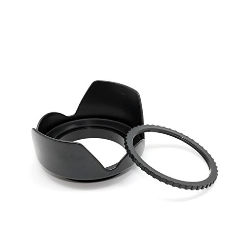 Para-sol universal para lente DSLR profissional de 49 mm da Uonlytech para Canon/Nikon/Sony/Pentax/O