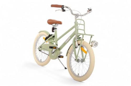 AMIGO Urban - Kinderfahrrad Jungen - 18 Zoll - Mit Rucktrittbremse und V-Brake - 5-7 Jahr - Grün