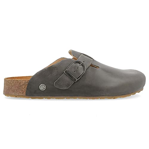 Image of HAFLINGER Grizzly Zigzag Felt Clog Wool Slipper