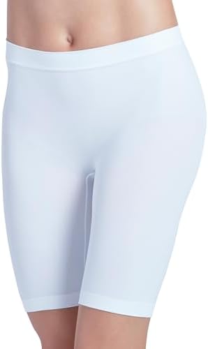 Jockey Women's Underwear Skimmies Slipshort Small White
