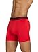 PUMA Men's 5 Pack Training Fit Boxer Briefs, Red/Navy, Large