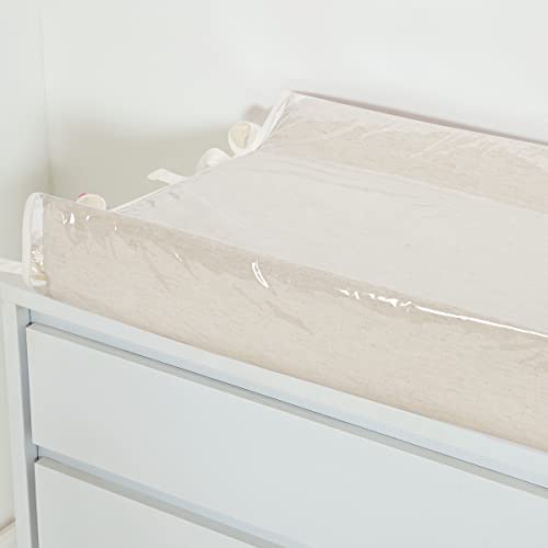 Batistela Baby “Trocador De Bebê Americano Anatômico Linho Bege Batistela