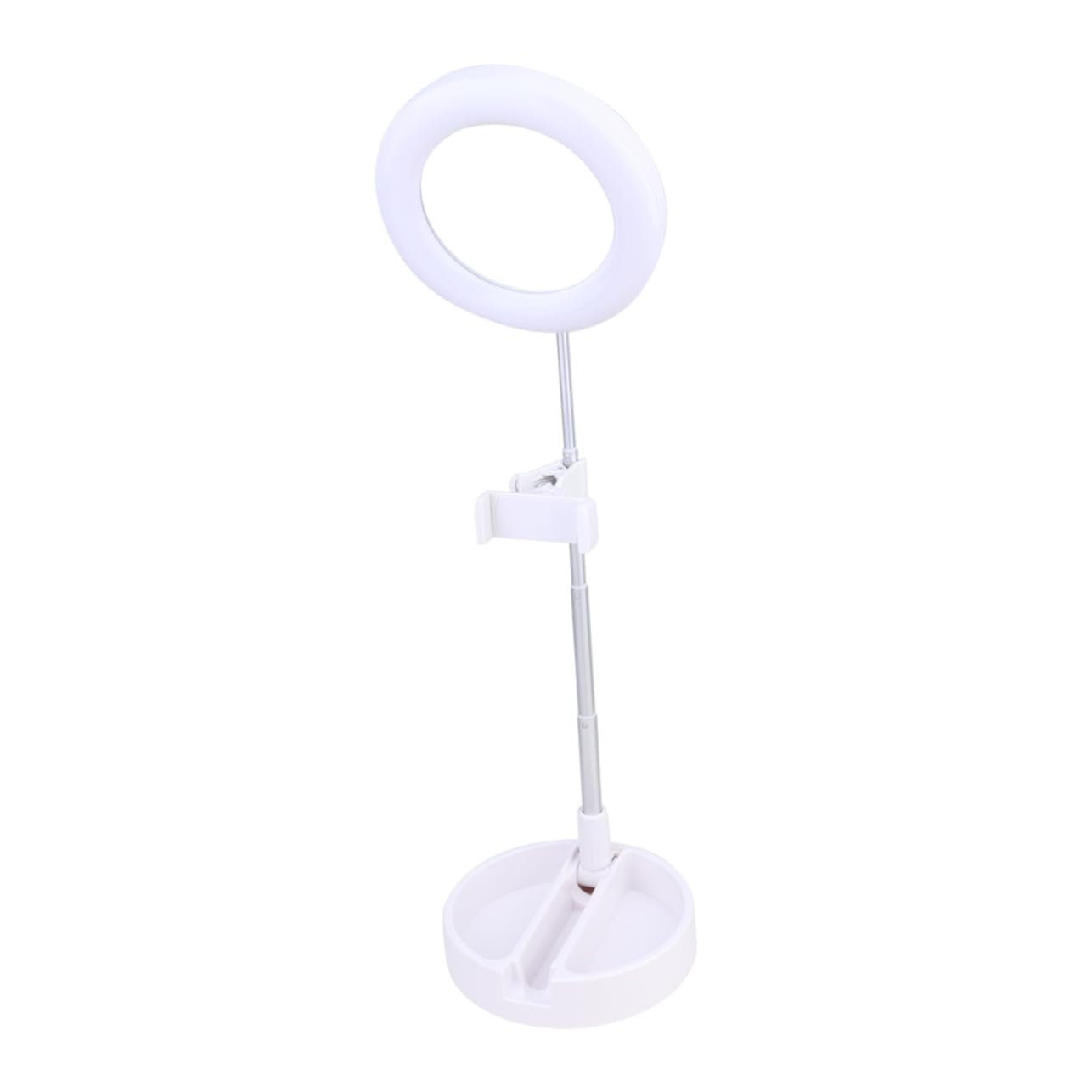 OSALADI Laptop Light for Video Conferencing Phone Ring Light Smartphone Ring Light Make up Phone Stand Beauty Ring Light Ring Light Mirror Ring Lamp Intelligent White Desk Lamp Office