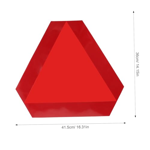 Señal reflectora triangular para vehículos lentos miniatura 2