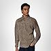 [BLANKNYC] Mens Luxury Clothing Suede Shirt Jacket, Comfortable & Stylish Shacket, Grey, Medium