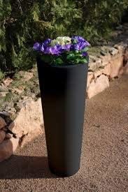 Fioriera interni o esterni 80x40x50h cm resina opaca 100% riciclabile