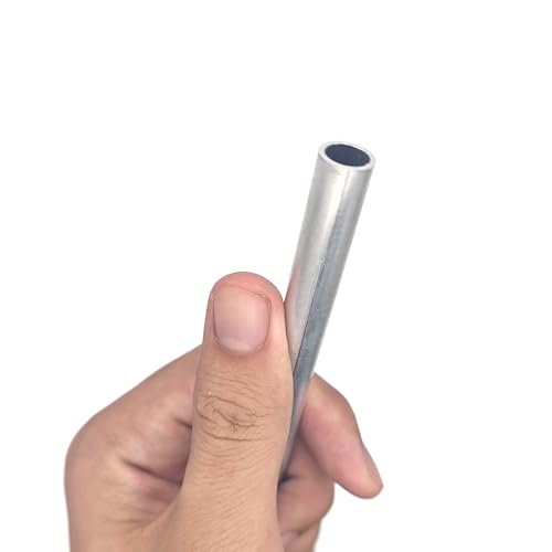 CYFANG Tubo de pared delgada de aleación de aluminio 6063 de 0,75 mm de espesor y 300 mm de longitud for transmisión de potencia y marcos de muebles. Artesanía Marco(300mm OD 7.5 x ID 6mm)