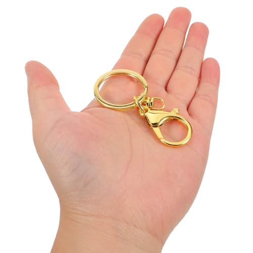 Fermoirs lobster en métal : 20 mousquetons robustes et pivotants multi-couleurs