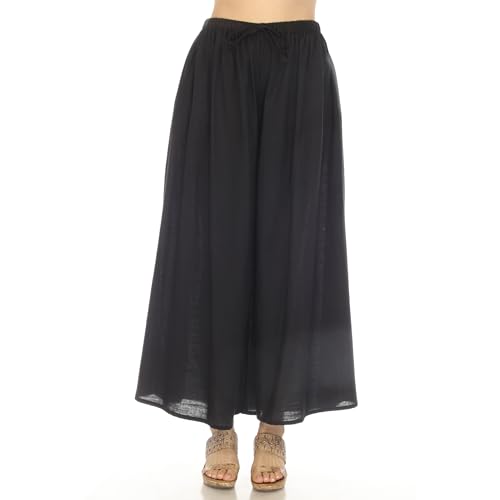 Homespun Cotton Palazzon Pants