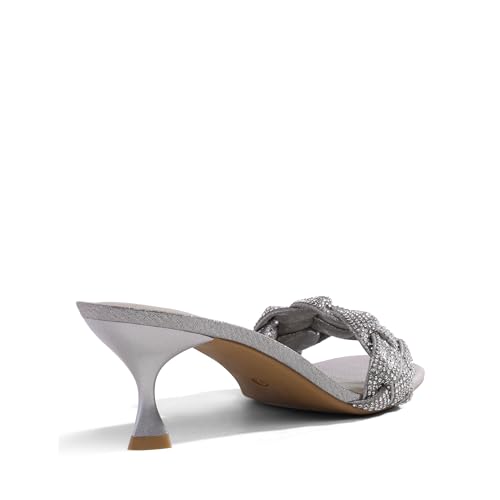 DREAM PAIRS Women’s Stilettos Heels Open Square Toe Comfort Low Kitten Heels Sexy Dress Pumps Sandals Evening Party Prom Dance Shoes3