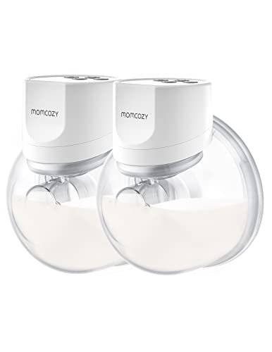 Image of Momcozy Portable Pump S12 Pro for Breastfeeding, 24mm, 2 Count, Crystal White