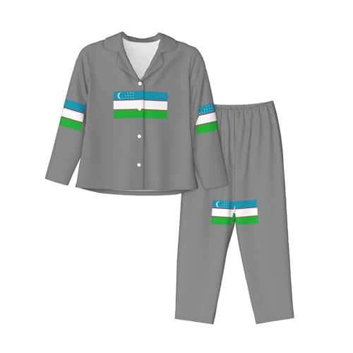 Pyjama Ouzbékistan femme pour ne plus avoir froid la nuit avec ce deux pièces confortable