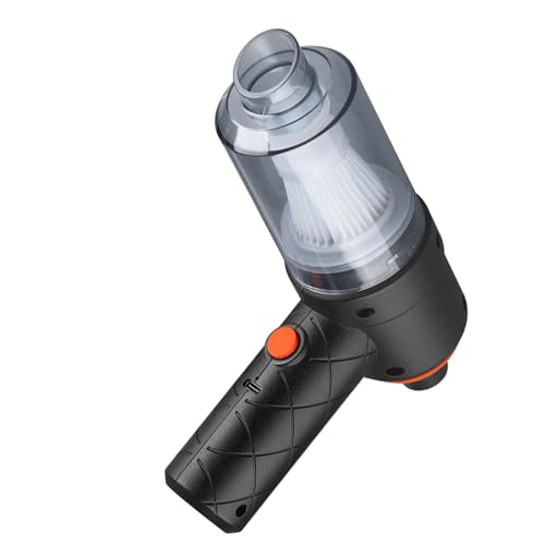 LIXSAZSE Aspirapolvere da tavolo per auto, batteria incorporata con durata della batteria di 30 minuti, ABS soffiante multifunzionale