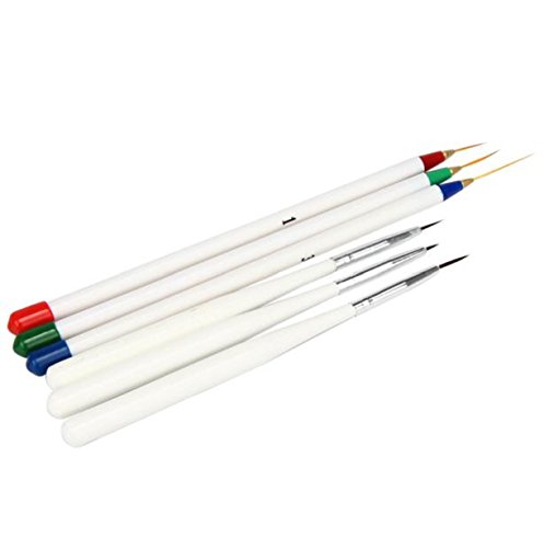 Nail Art Pen Set,Vovotrade Brushes Pen Painting Design Set Liner Drawing 3 + 3 Pe Set Tiny Acrylic Nail Art Nail Art Pen Set,Vovotrade Brushes Pen Painting Design Set Liner Drawing 3 + 3 Pe Set Tiny Acrylic Nail Art
