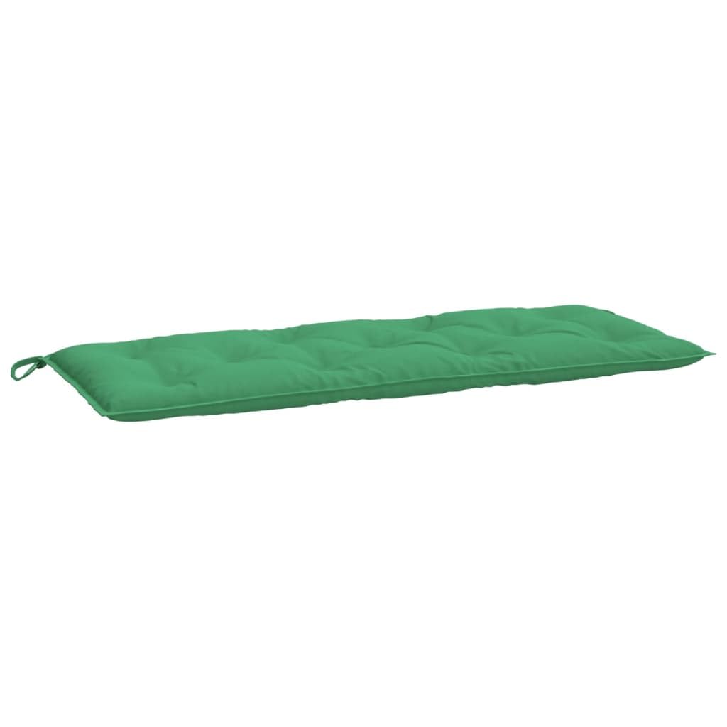 vidaXL Cojín de Banco de Jardín, Almohada para Banca Asiento, Almohadilla para Muebles, Decoración para Patio Salón, Tela Oxford Verde