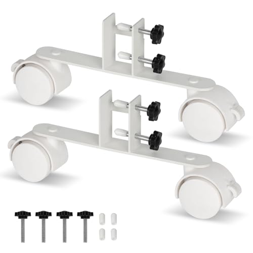 Eulenke Standfüße für Infrarotheizungen Universell, Infrarotheizung Standgerät für Heizplatte, Robuste Stabiler, Rolle Passend für Verschiedene Marken und Modelle mit Rahmen Elektroheizung