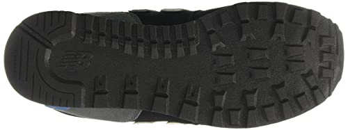 New Balance Kid's 574 V1 Classic Lace-Up Sneaker, Black/Velocity Red, 2 Infant #TOP3