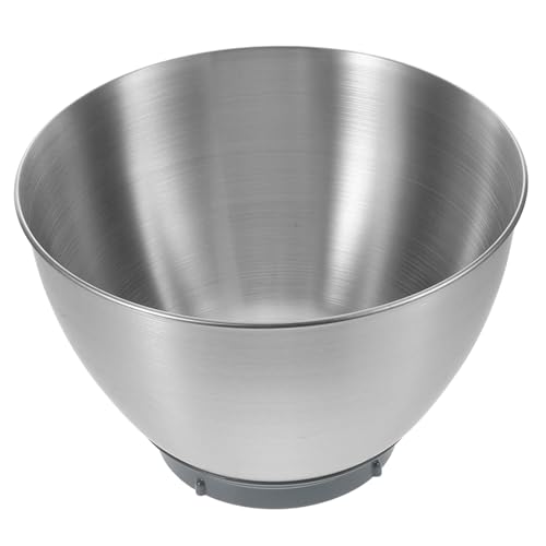 KOCKSHION Rührschüssel Aus Edelstahl Tiefe Schüssel Für Teigmischen Salatschüssel Aus Edelstahl Metallrührschüssel Für Küche Lebensmittelbehälter Aus Leicht Zu Reinigen
