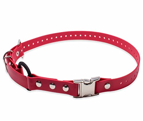 Educator Bungee-Halsband mit Schnellverschluss, 2,5 cm breit, 83 cm lang, Rot