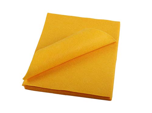 Feutrine souple jaune vif YYCRAFT 24 feuilles régulières pour loisirs d'art