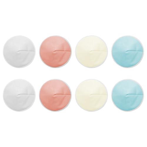 Coppette Assorbilatte Lavabili Riutilizzabili, 8 pezzi coppette assorbilatte in bambù biologico, Coppette per Allattamento Lavabili Ultra Assorbenti, per allattamento al seno e maternità