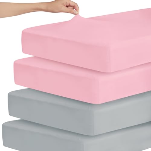 Magik & Kover Stretchy Crib Sheets 4 Pack