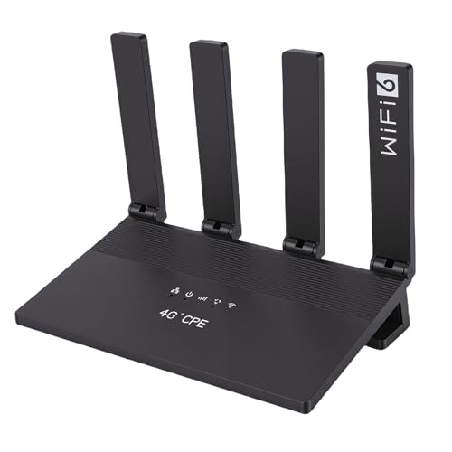 Enrutador 4G LTE WiFi 6 de 300 Mbps CPE portátil con ranura SIM y antenas externas