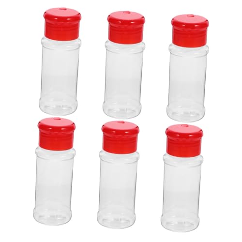COLLBATH Reusable Plastic Pepper Dispenser Salt Shaker Set for Kitchen Barbecue