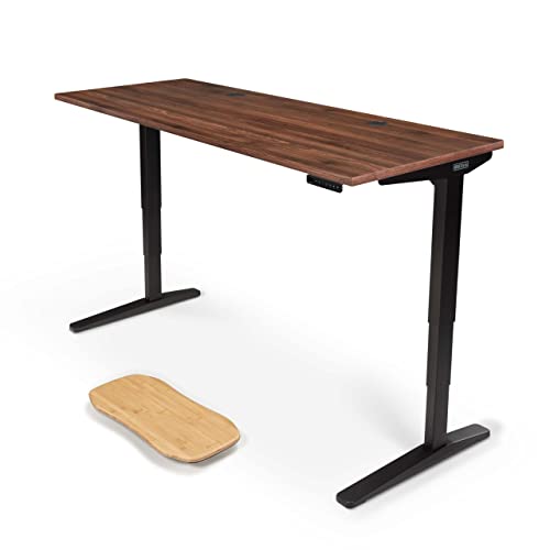 Uplift desk walnut laminate (72 x 30 inch) standing desk 2-leg v2...