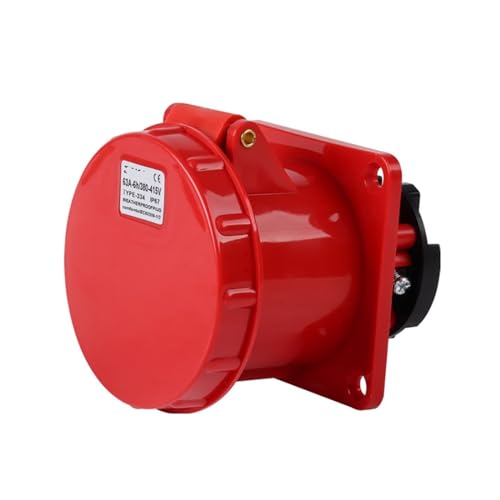 Enchufe industrial oculto IP67 4 orificios 63A ZQ-334 miniatura 1