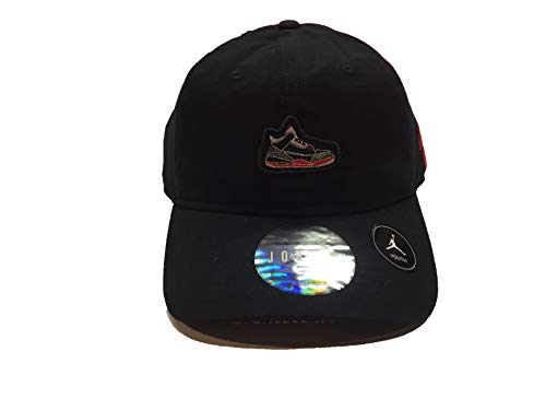 Jordan Air Boy`s True OG Adjustable Hat (Black(9A0069-023)/Red, 8/20)