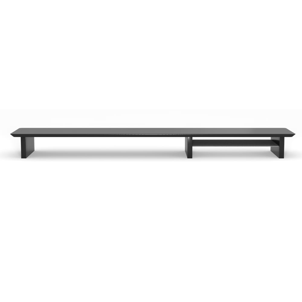 Phoenix Harmony Elevator Monitor Stand Made of Wood with Felt Tray 116 cm x 23 cm (Black)