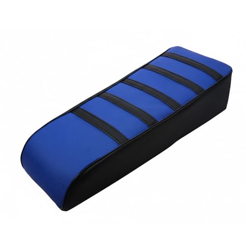 JMCHstore Blue Ribbed Mini Bike Seat Cover, Gripper Soft Seat Cover for Coleman ct200u Mini Bike 196cc Baja DB30, Hisun ct200u 196cc 200cc Trail Cushion Replacement Parts