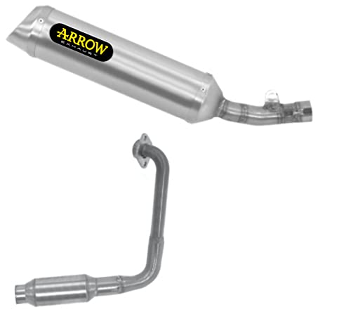 Escape completo Yamaha MT 125 silenciador Arrow Open Thunder aluminio homologado y colectores 2021