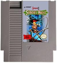 DeVoNe Castlevania II Simon's Quest 72 Pins 8 Bit Game Cartridge (Gray)