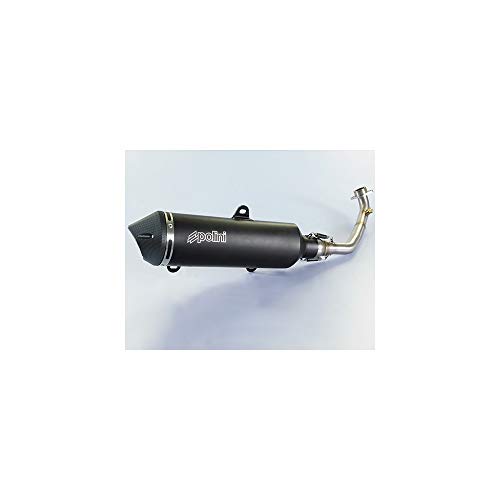 Escape Polini de acero inoxidable para disfrutar de rutas urbanas en maxiscooter con estilo