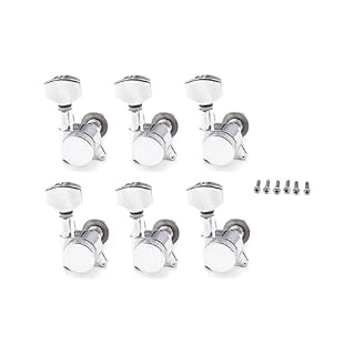 Lot de 6 accordeurs de guitare de 6 L, rapport 1:15, chevilles d’accordage pour guitare acoustique, touches d’accordage de guitare électrique, mécaniques de guitare, chevilles d’accordage de guitare - Les Beatles, Paul McCartney, John Lennon, RIngo Starr, George Harrison