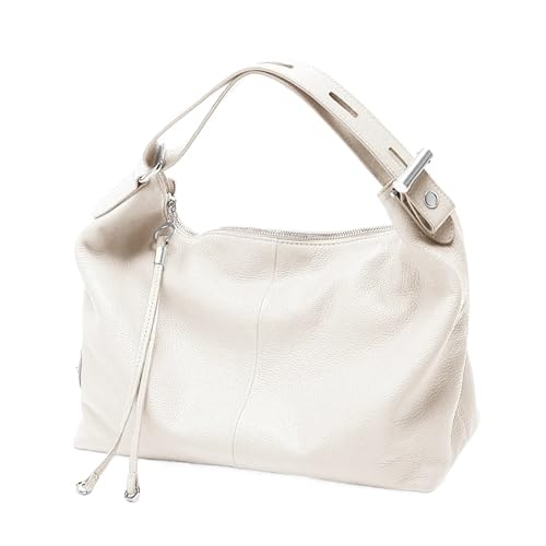 Sac Hobo femme blanc grand format avec sacs à bandoulière classique rouge