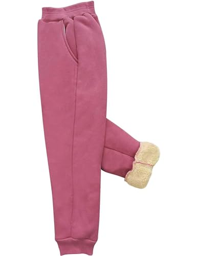 Image of AMEBELLE Boys Girls' Winter Warm Jogger Pant Fleece Lined Elastic Waist Sweatpants
