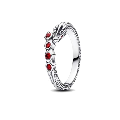 Bague couronne et dragon anneaux argent plaqué bronze rétro personnalisé taille N